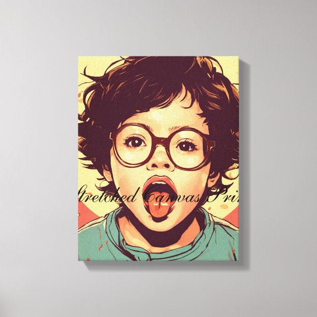 Impresión de lienzo estirado (Anverso)