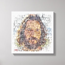 Impresión de lienzo estirado 12x12 de la humanidad