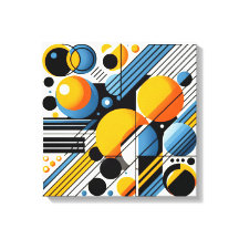 Impresión de lienzo estirado abstracto