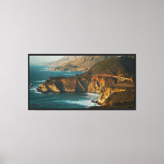 Impresión de lienzo estirado - Big Sur (Anverso)