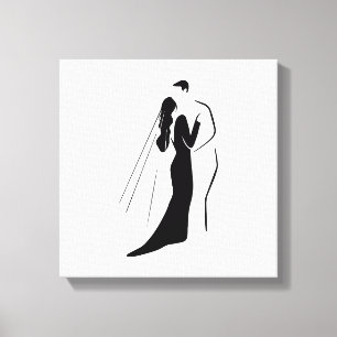 Impresión de lienzo estirado - Boda