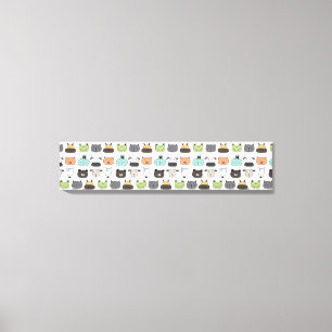 Impresión de lienzo estirado - Caras para animales