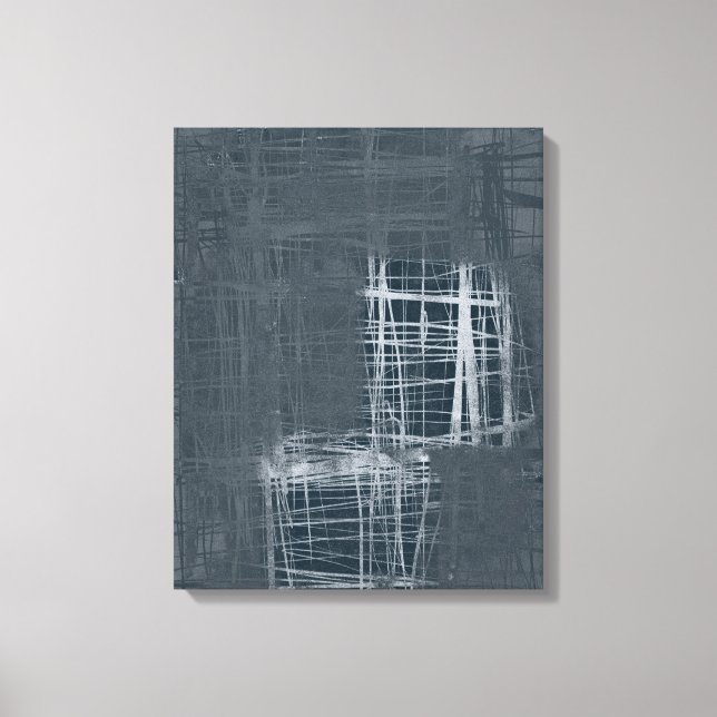 Impresión de lienzo estirado con abstracto de colo (Anverso)