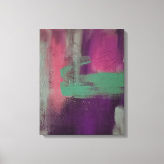 Impresión de lienzo estirado con abstracto multico
