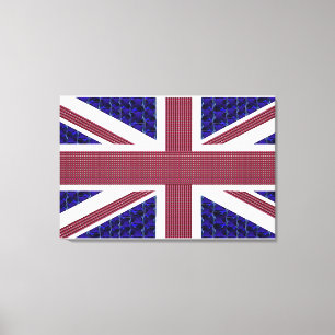 Impresión de lienzo estirado con bandera de Gran B