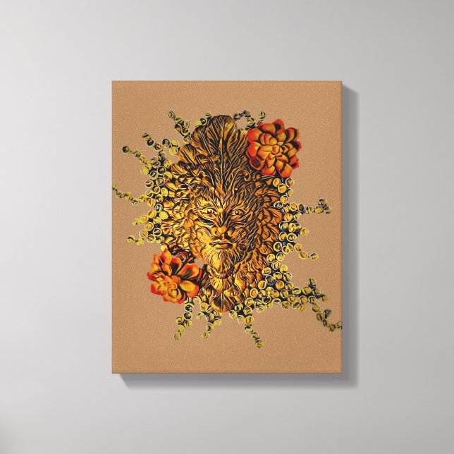 Impresión de lienzo estirado con espíritu de Woodl (Anverso)