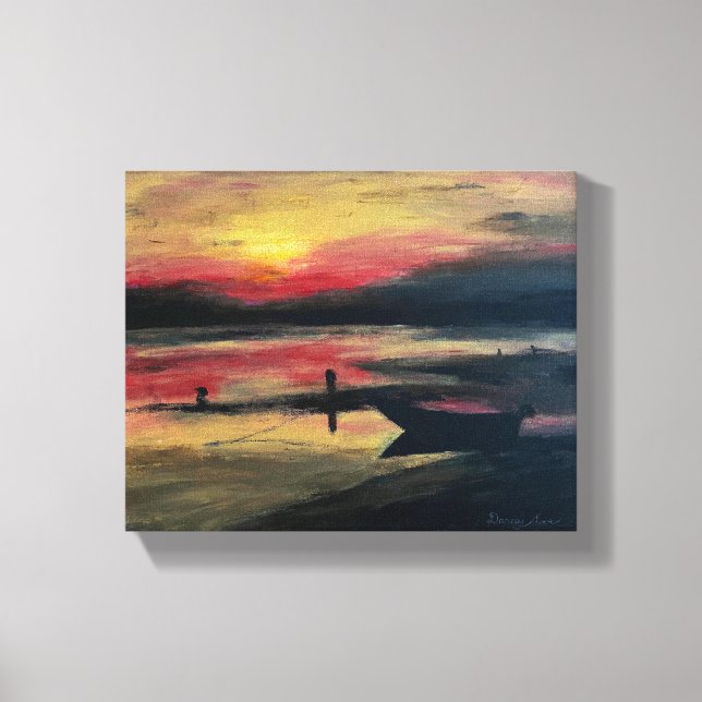 Impresión de lienzo estirado de 10" x 8" x 0,75" (Anverso)