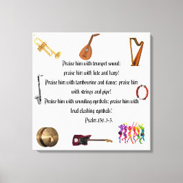 Impresión de lienzo estirado de adorador