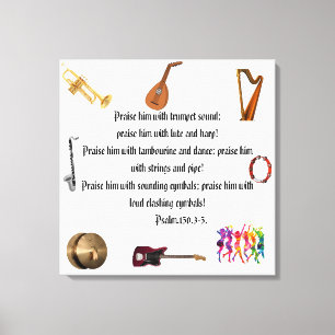 Impresión de lienzo estirado de adorador