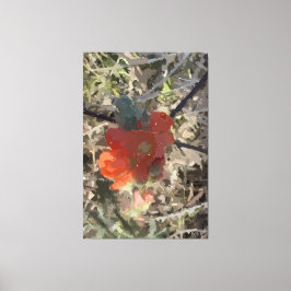 Impresión de lienzo estirado de amapola