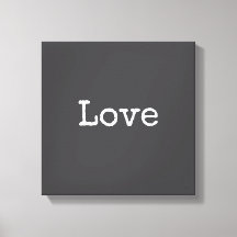 Impresión de lienzo estirado de amor