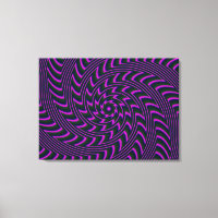 Impresión de lienzo estirado de arte espiral