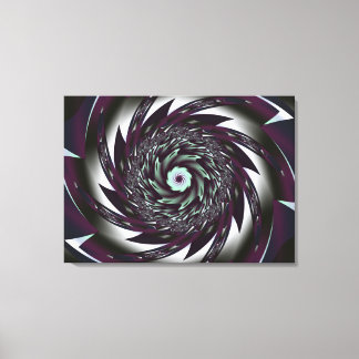 Impresión de lienzo estirado de arte espiral