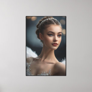 Impresión de lienzo estirado de Ballerina