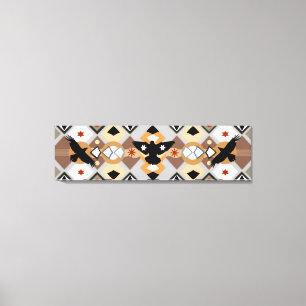 Impresión de lienzo estirado de cuerdas nativas de