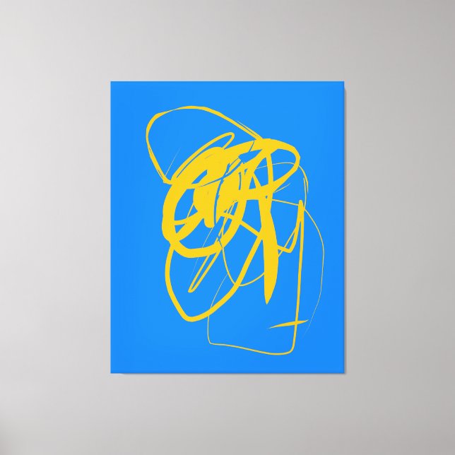 Impresión de lienzo estirado de danza contemporáne (Anverso)