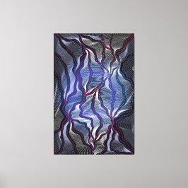 Impresión de lienzo estirado de diseño aborigen-16