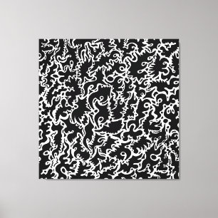 Impresión de lienzo estirado de Doodle Fun