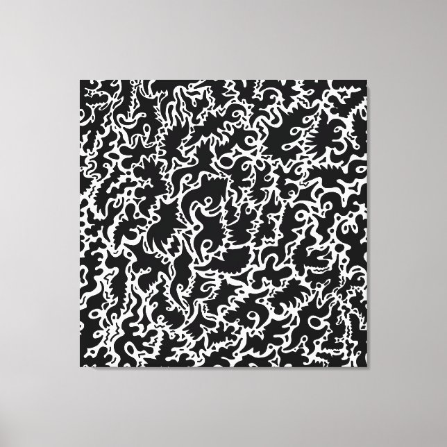 Impresión de lienzo estirado de Doodle Fun (Anverso)