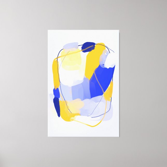 Impresión de lienzo estirado de espectro frío (Anverso)