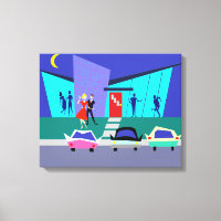 Impresión de lienzo estirado de Fiesta de cámara a