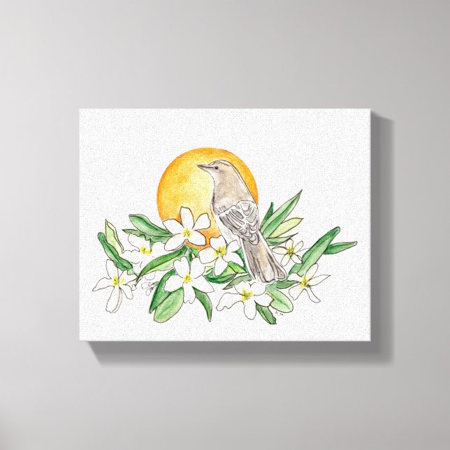 Impresión de lienzo estirado de Florida (Anverso)