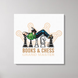 Impresión de lienzo estirado de Grand Master