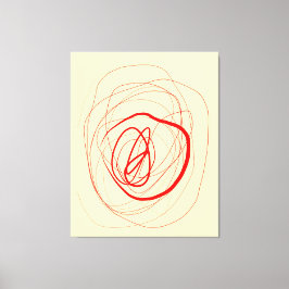 Impresión de lienzo estirado de línea modulada