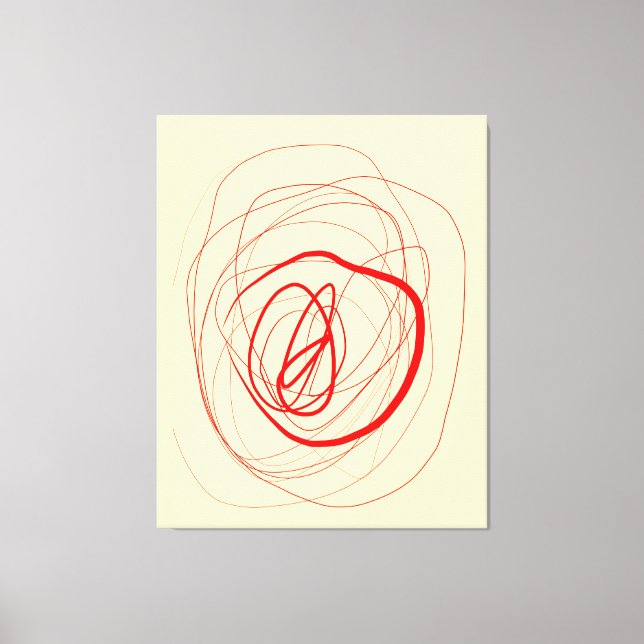 Impresión de lienzo estirado de línea modulada (Anverso)