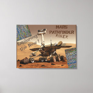 Impresión de lienzo estirado de Mars Pathfinder Ro