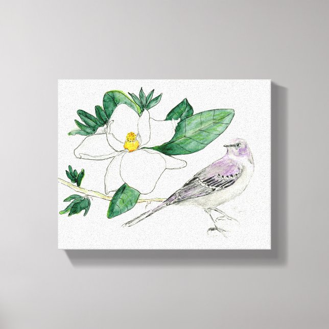 Impresión de lienzo estirado de Mississippi (Anverso)