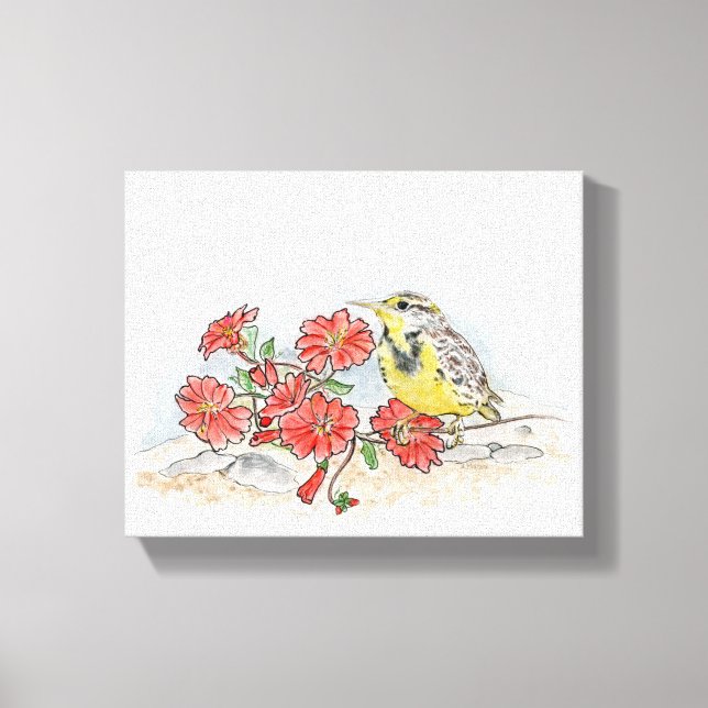 Impresión de lienzo estirado de Montana (Anverso)