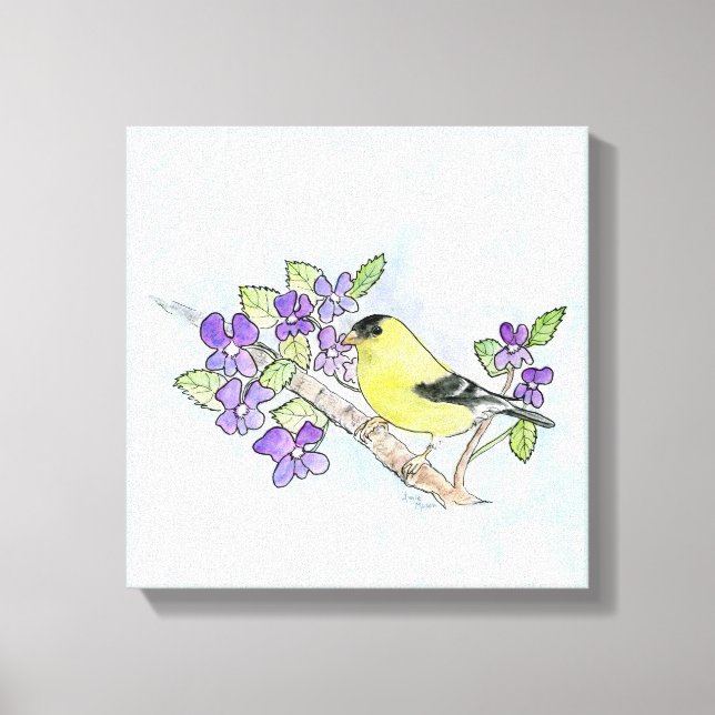 Impresión de lienzo estirado de Nueva Jersey (Anverso)