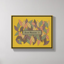 Impresión de lienzo estirado de Recuerdos dulces