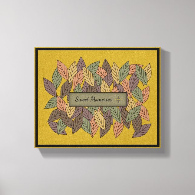 Impresión de lienzo estirado de Recuerdos dulces (Anverso)