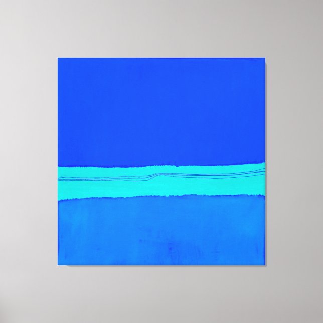 Impresión de lienzo estirado de RothBleau (Anverso)