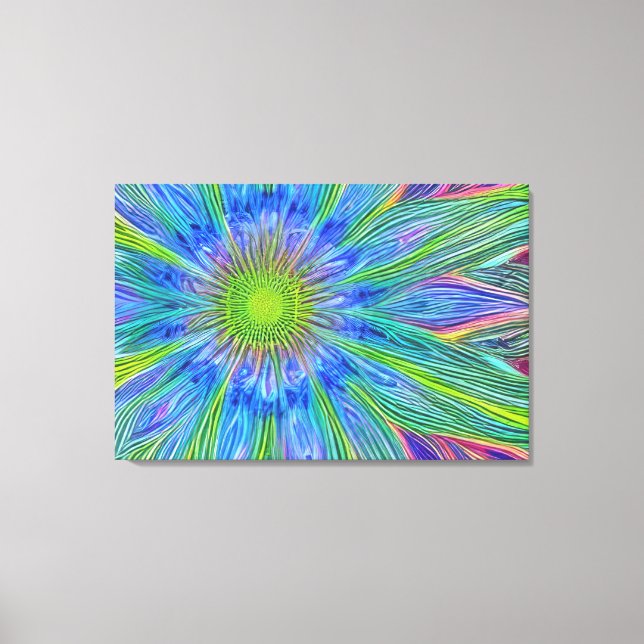 Impresión de lienzo estirado decorado (Anverso)