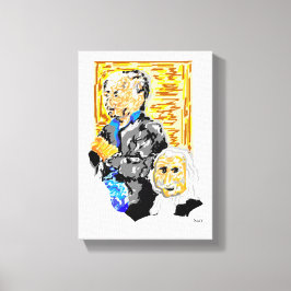 Impresión de lienzo estirado : Disfrutando de la j