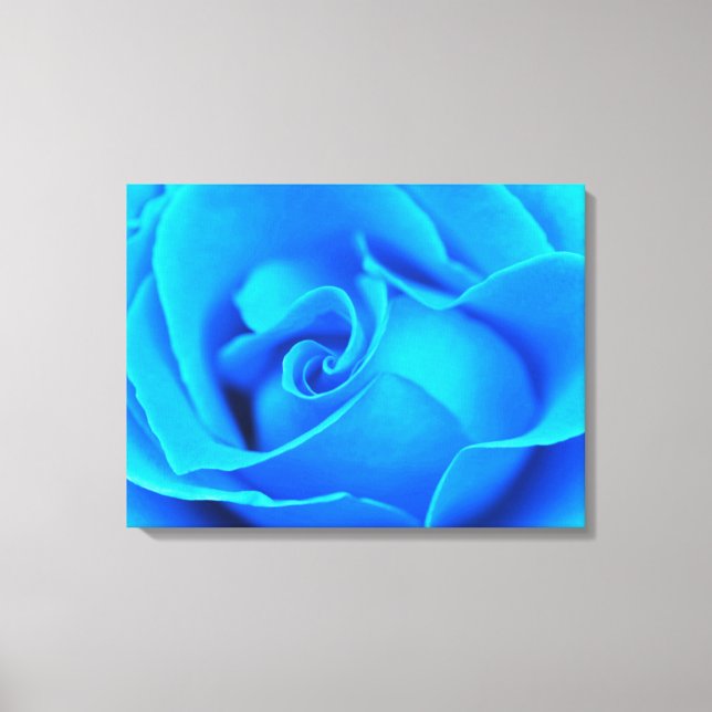 Impresión de lienzo estirado en azul invernal (Anverso)