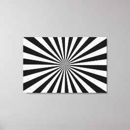 Impresión de lienzo estirado en blanco y negro