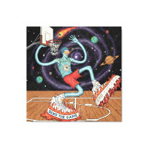 Impresión de lienzo estirado en espacio surrealist