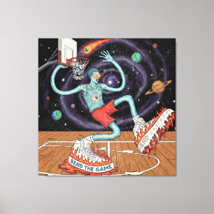 Impresión de lienzo estirado en espacio surrealist