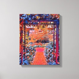 Impresión de lienzo estirado en medios mixtos digi