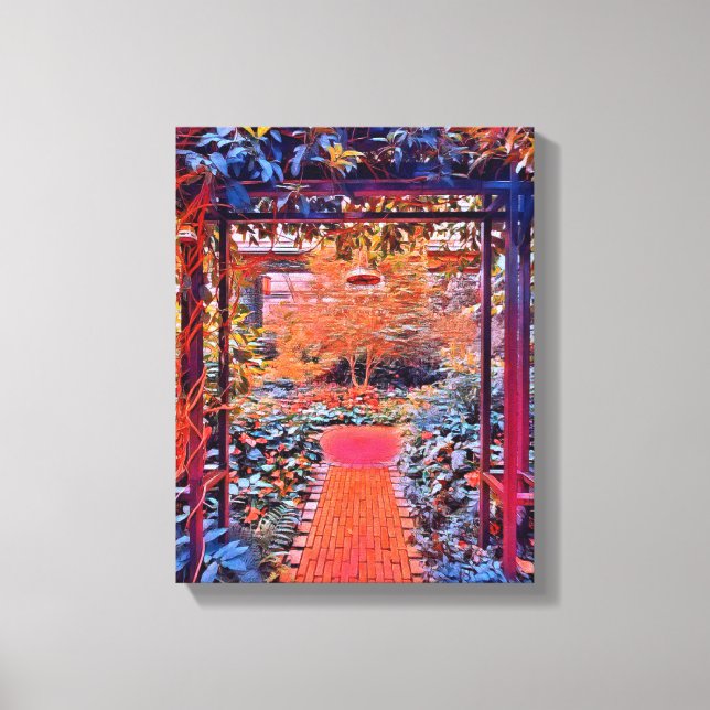 Impresión de lienzo estirado en medios mixtos digi (Anverso)