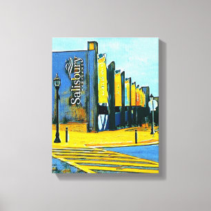 Impresión de lienzo estirado en medios mixtos digi