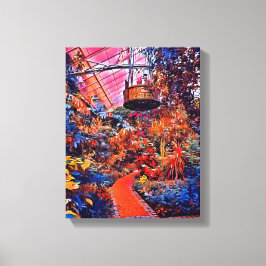 Impresión de lienzo estirado en medios mixtos digi