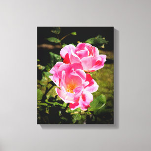Impresión de lienzo estirado en ROSA