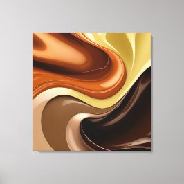 Impresión de lienzo estirado en un gráfico elegant