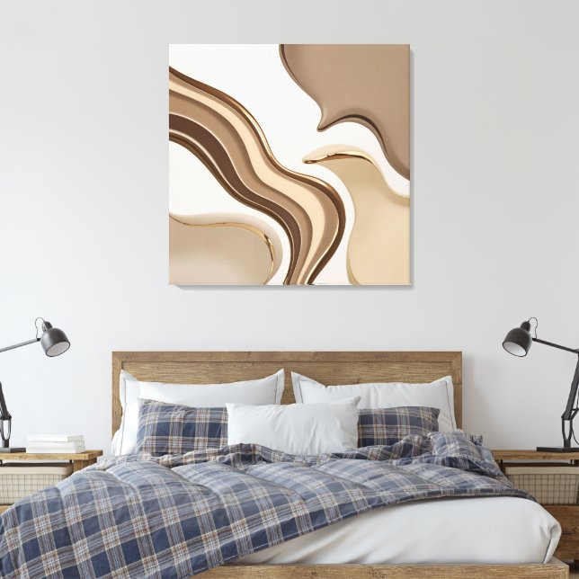 Impresión de lienzo estirado en un gráfico elegant