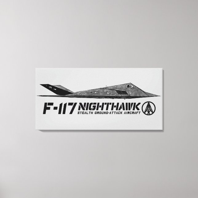 Impresión de lienzo estirado F-117 Nighthawk (Anverso)